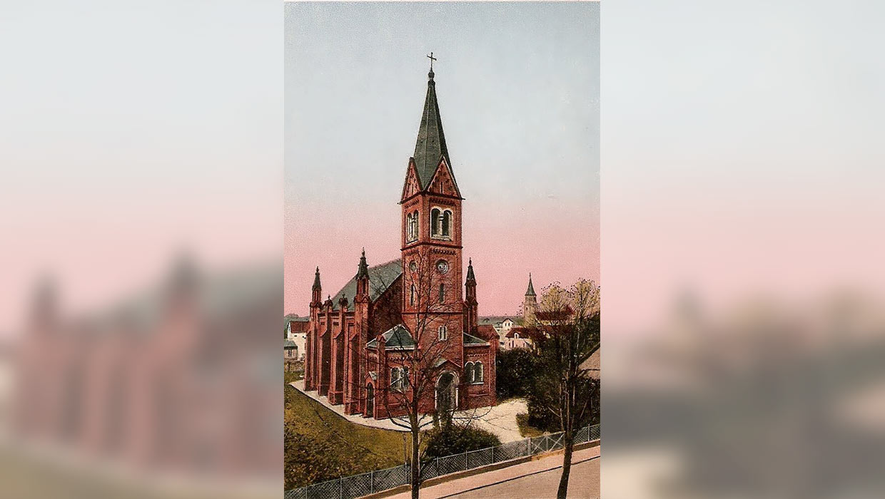 Kościół w Pieńsku dawniej