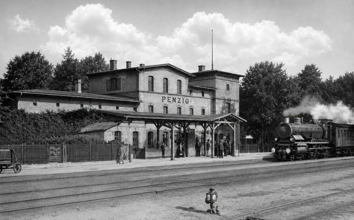 Stacja Kolejowa Pieńsk dawniej